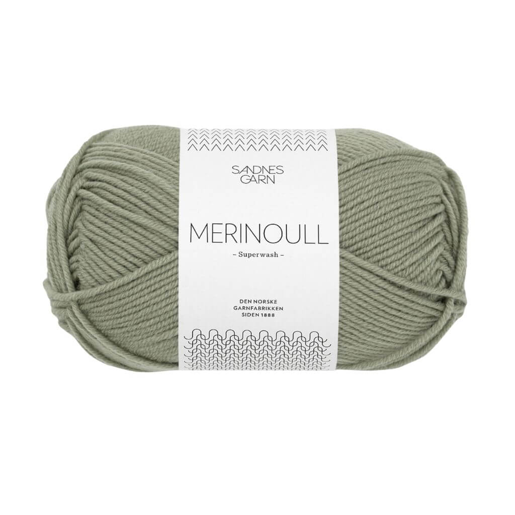 Sandnes Garn Merinoull - 50g, Farbe 8521 Støvet Lys grønn – Merino bei Lieblingsgarn