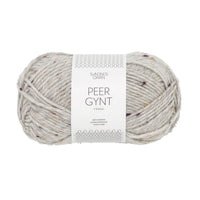 1035 - Lys Gråmelert Løvfall Tweed