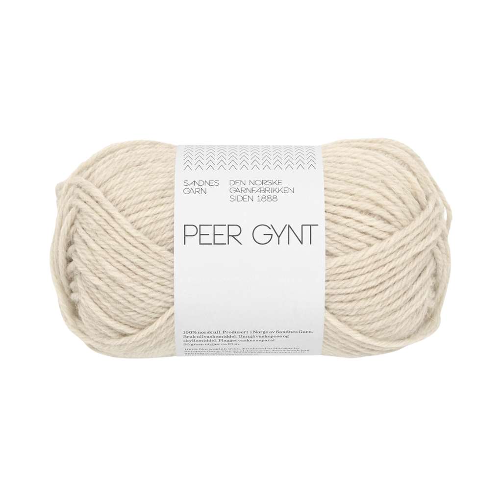 Sandnes Garn Peer Gynt, Farbe 2641 naturmelert – Schurwolle bei Lieblingsgarn