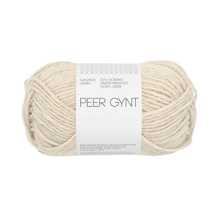 Sandnes Garn Peer Gynt, Farbe 2641 naturmelert – Schurwolle bei Lieblingsgarn