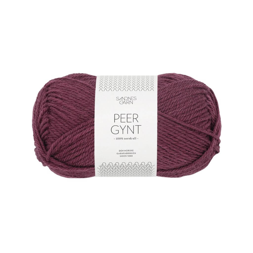 Sandnes Garn Peer Gynt, Farbe 4363 Vinrod – Schurwolle bei Lieblingsgarn