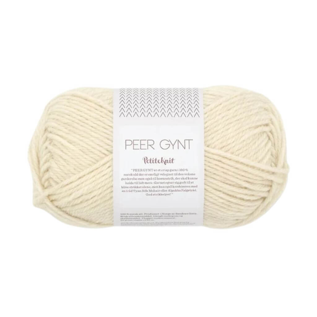 Sandnes Garn Peer Gynt PetiteKnit, Farbe 1016 Milk Melange – Schurwolle bei Lieblingsgarn