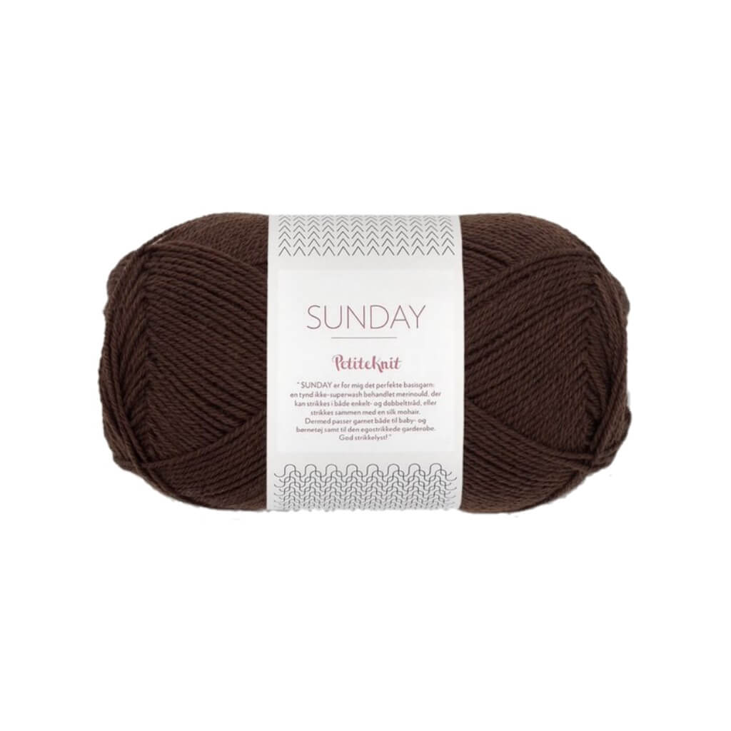 Sandnes Garn PetiteKnit Sunday, Farbe 3091 Cacao Nibs – Merino bei Lieblingsgarn