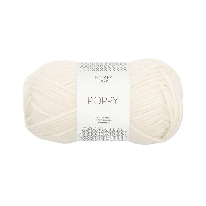 Sandnes Garn 1002 - hvit Sandnes Garn Poppy bei bei bei bei bei bei bei bei bei bei bei bei bei bei bei Lieblingsgarn