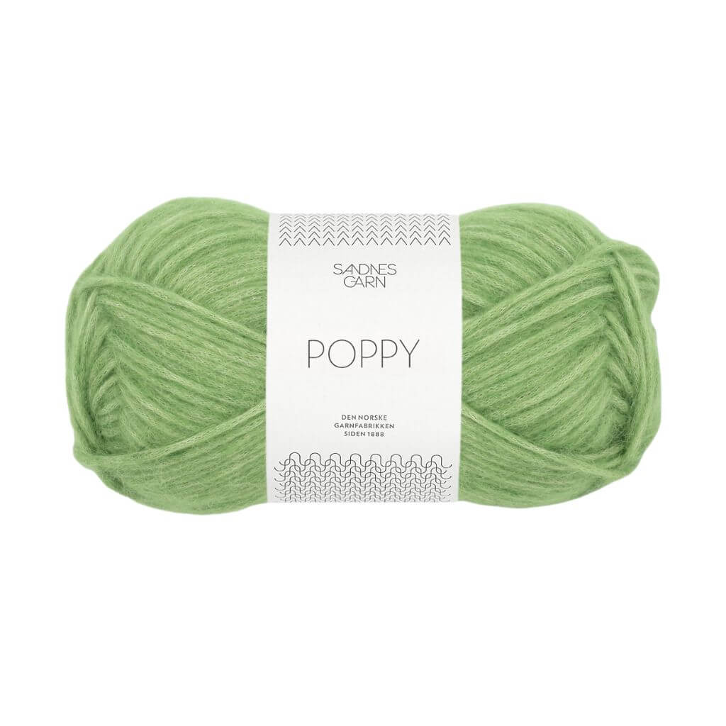 Sandnes Garn Poppy, Farbe 8733 spring green – Alpaka, Baumwolle und Merino bei Lieblingsgarn