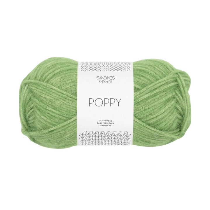 Sandnes Garn Poppy, Farbe 8733 spring green – Alpaka, Baumwolle und Merino bei Lieblingsgarn