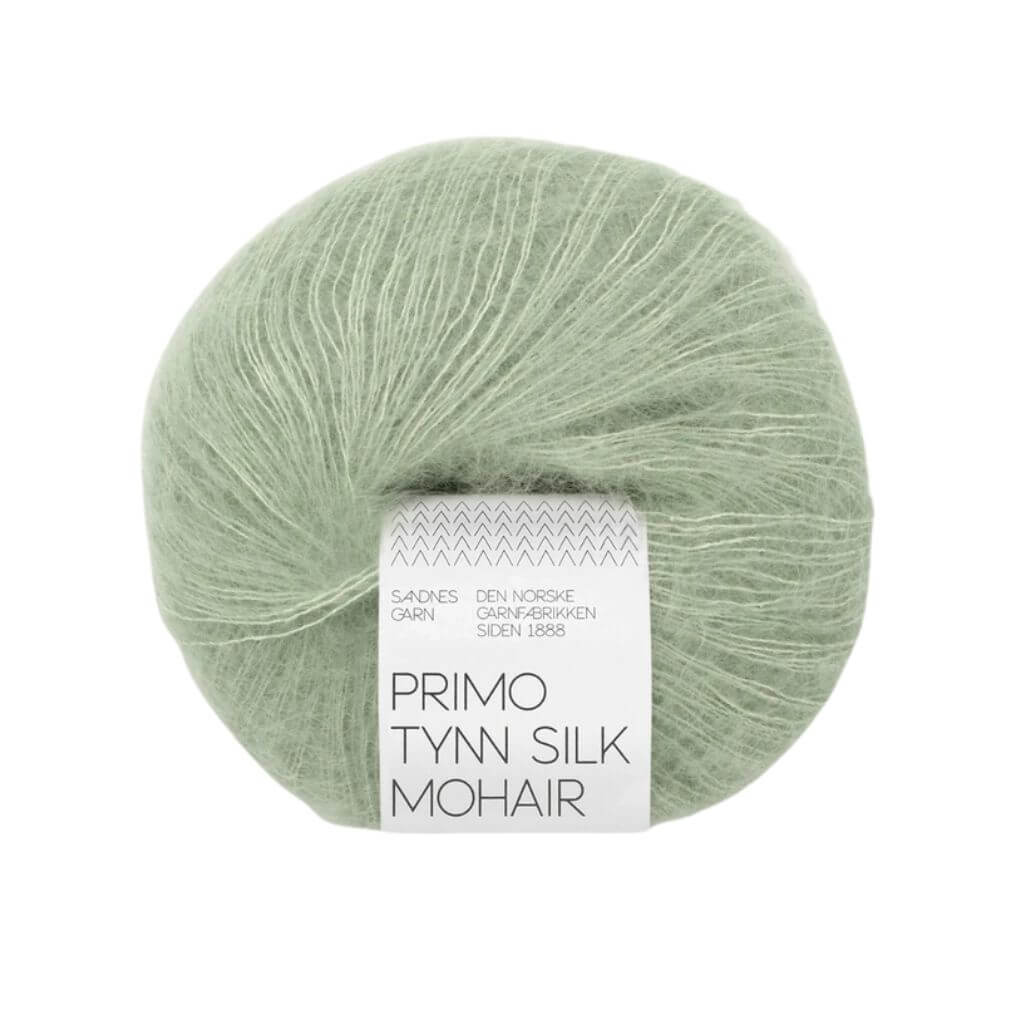 Sandnes Garn Primo Tynn Silk Mohair, Farbe 8521 dusty light green – Mohair und Seide bei Lieblingsgarn