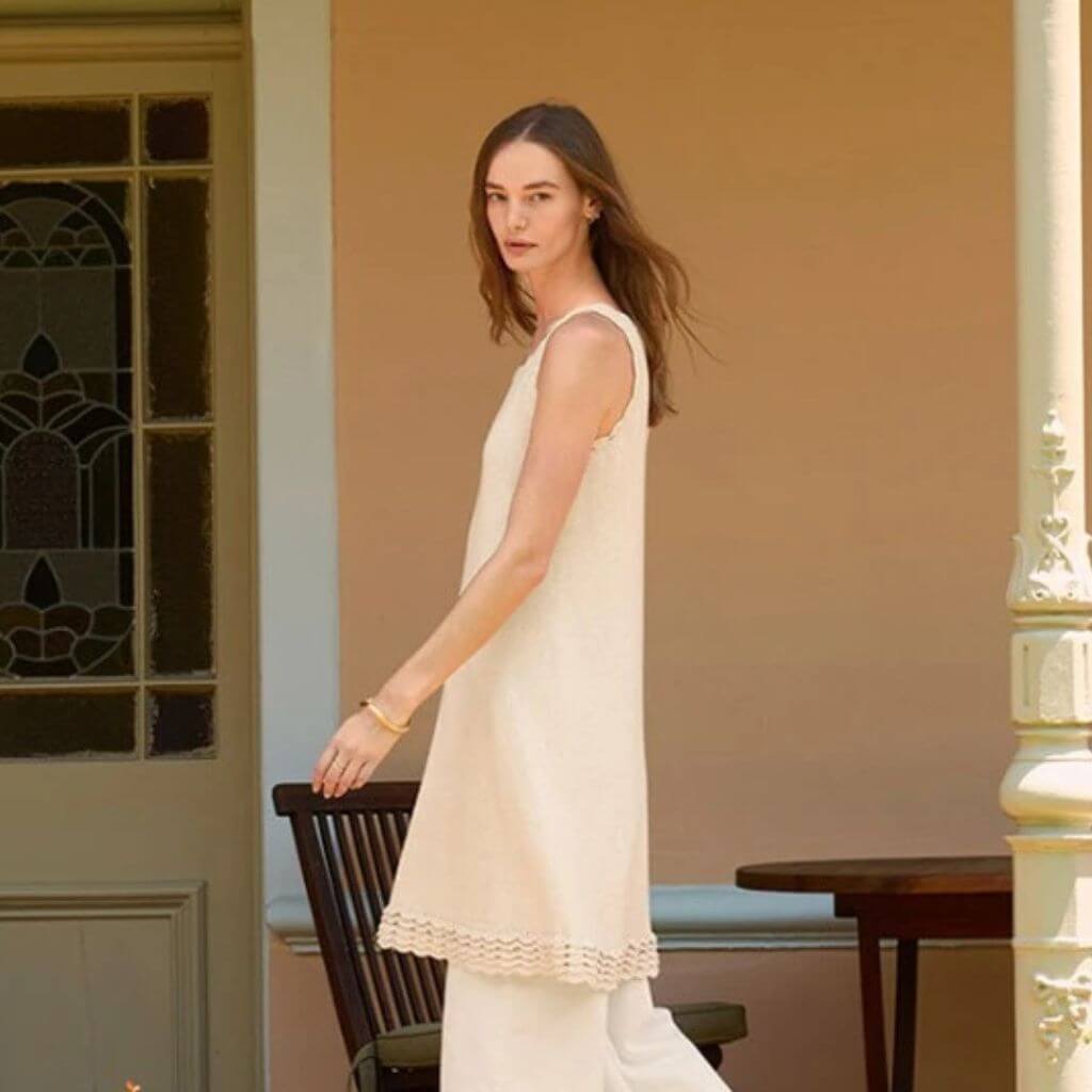 Sandnes Garn Einzelanleitung 2604 Sommerstrikk Nr. 9 Roselyn Short Dress - Deutsch 1 St. bei bei bei bei bei Lieblingsgarn