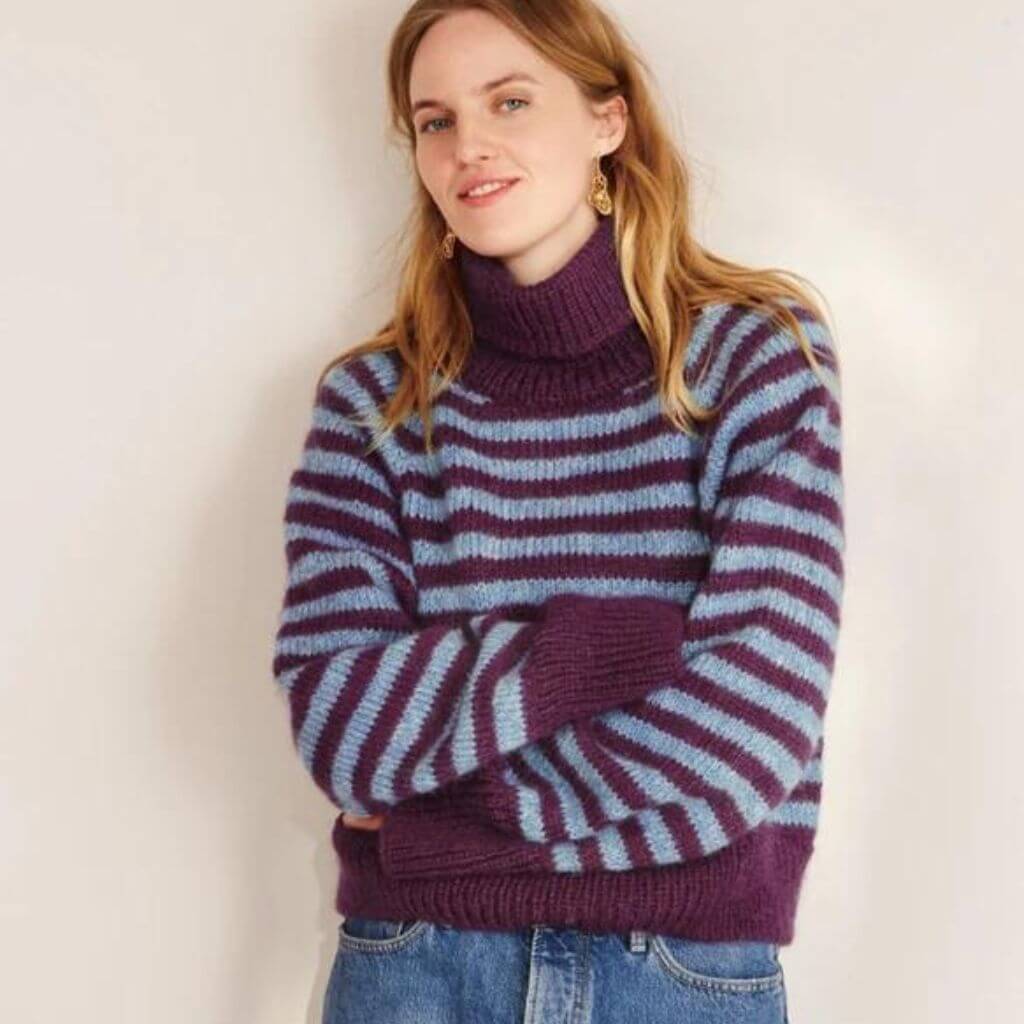 Sandnes Garn Pattern Gestreifter Pullover South Sweater Strickanleitung - Sandnes Garn (Heft) bei bei bei bei Lieblingsgarn