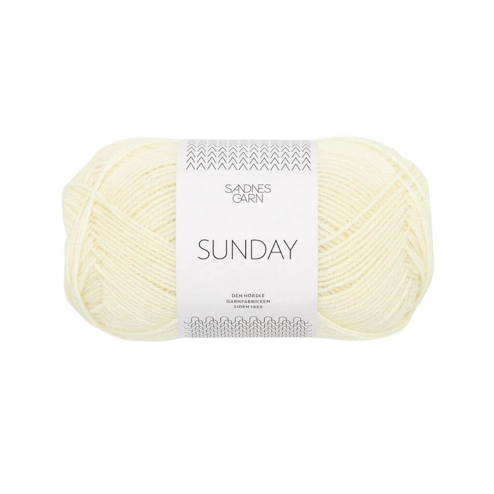 Sandnes Garn Sunday - 50g, Farbe 2009 lemon icing – Merino bei Lieblingsgarn