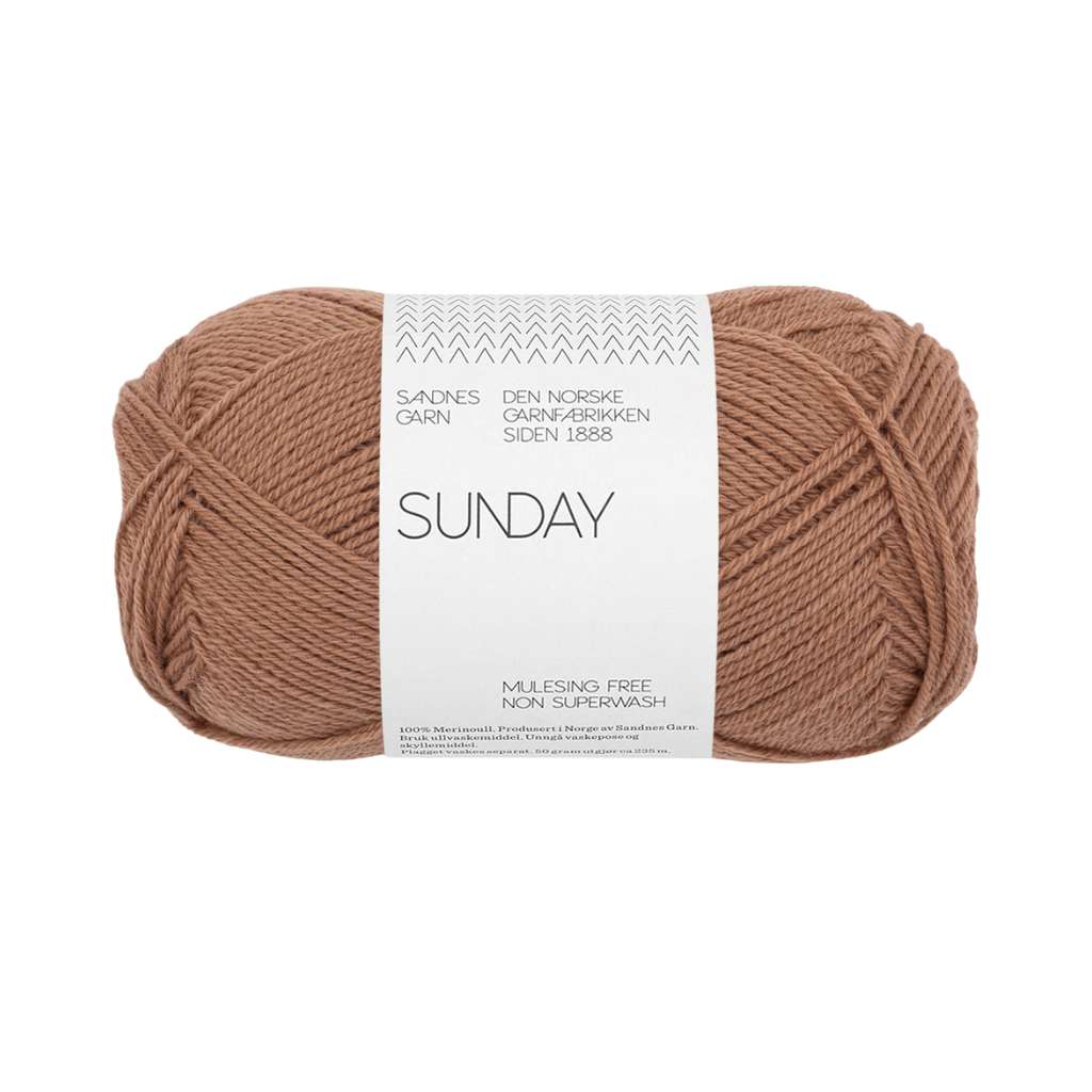 Sandnes Garn Sunday - 50g, Farbe 3342 mocha mousse – Merino bei Lieblingsgarn