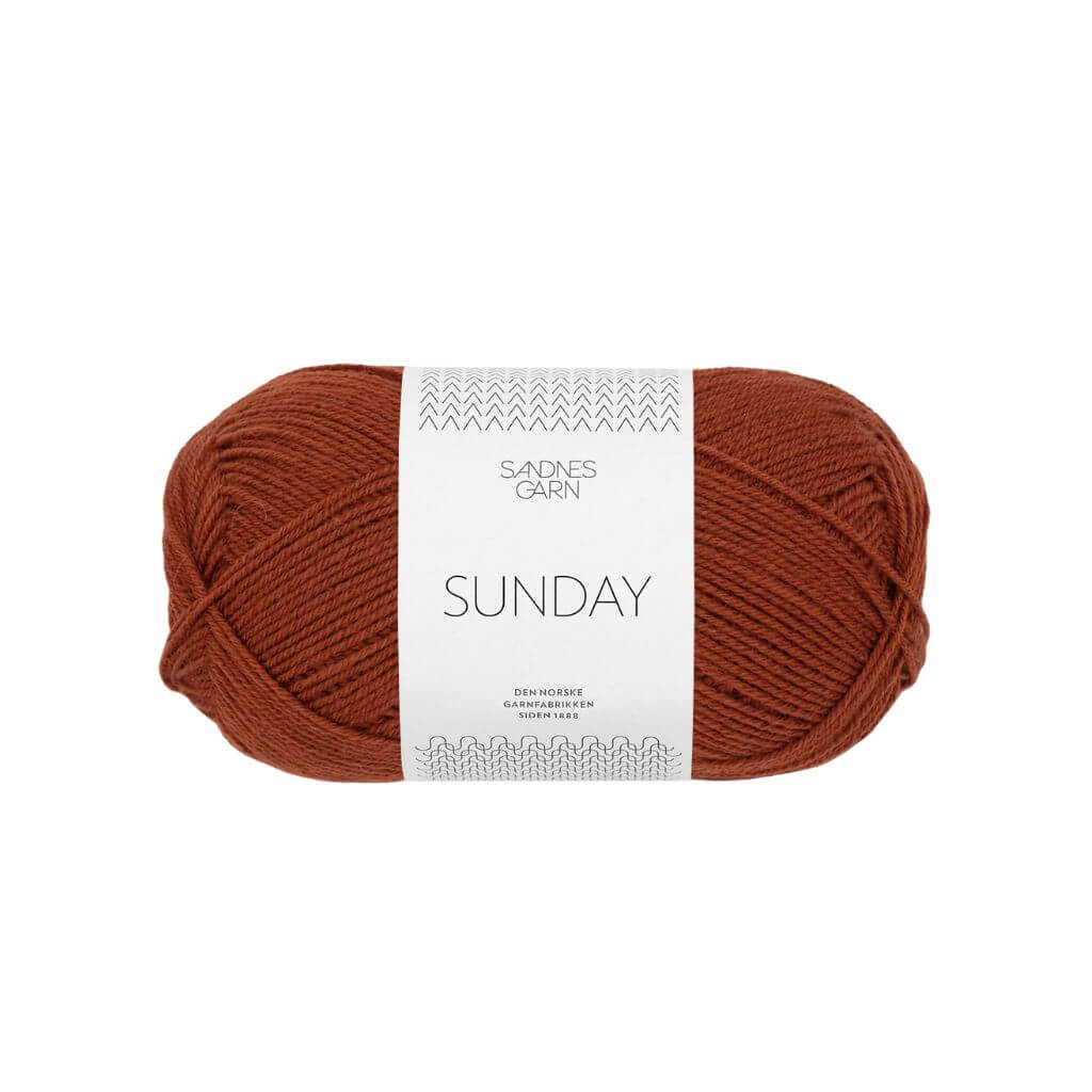 Sandnes Garn Sunday - 50g, Farbe 3554 Rust – Merino bei Lieblingsgarn