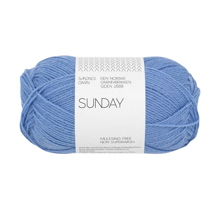 Sandnes Garn Sunday - 50g, Farbe 5824 provance blue – Merino bei Lieblingsgarn
