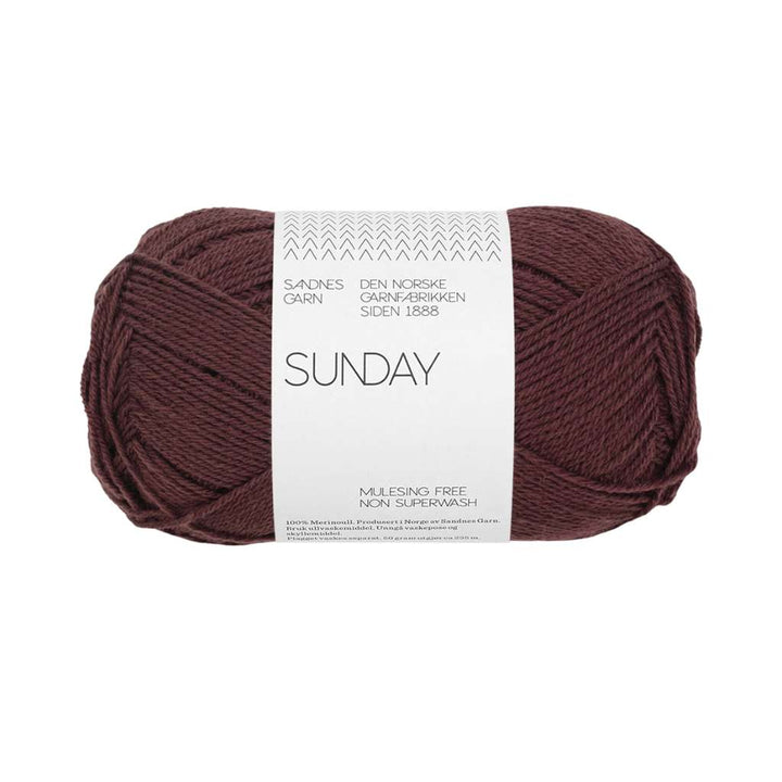 Sandnes Garn Sunday - 50g, Farbe 4381 dark fudge – Merino bei Lieblingsgarn