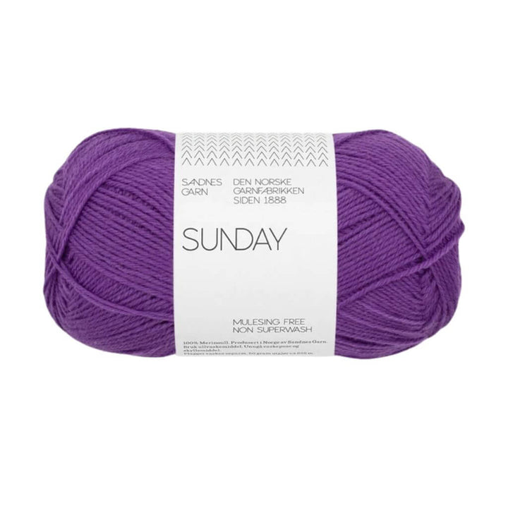 Sandnes Garn Sunday - 50g, Farbe 5045 plum – Merino bei Lieblingsgarn
