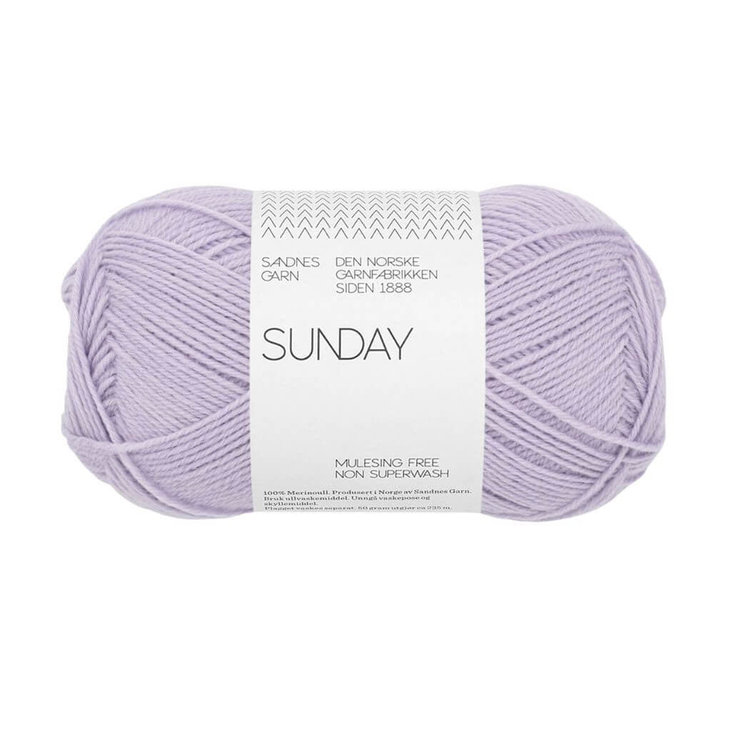 Sandnes Garn Sunday - 50g, Farbe 5233 lavender – Merino bei Lieblingsgarn