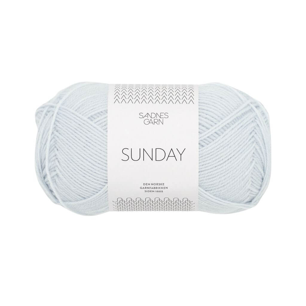 Sandnes Garn Sunday - 50g, Farbe 5811 arctic ice – Merino bei Lieblingsgarn