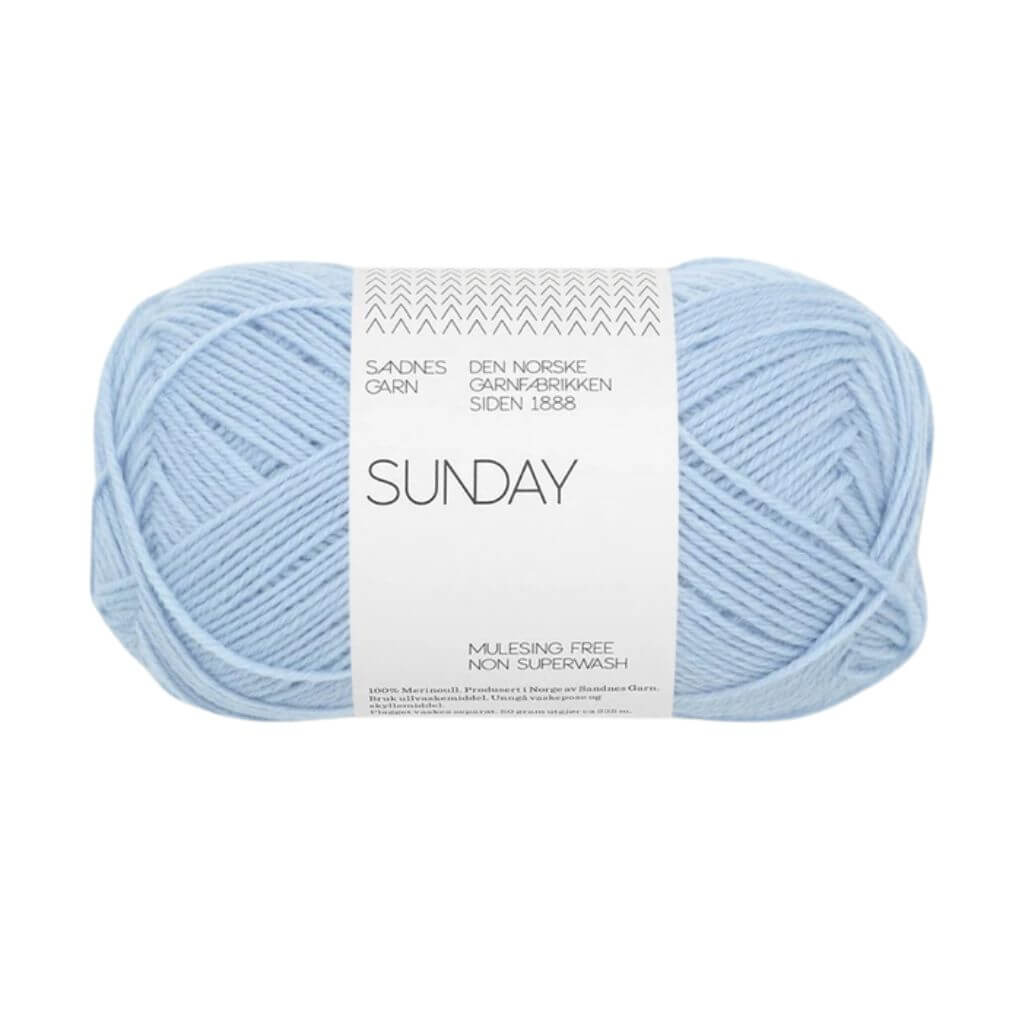 Sandnes Garn Sunday - 50g, Farbe 5812 brunnera blue – Merino bei Lieblingsgarn