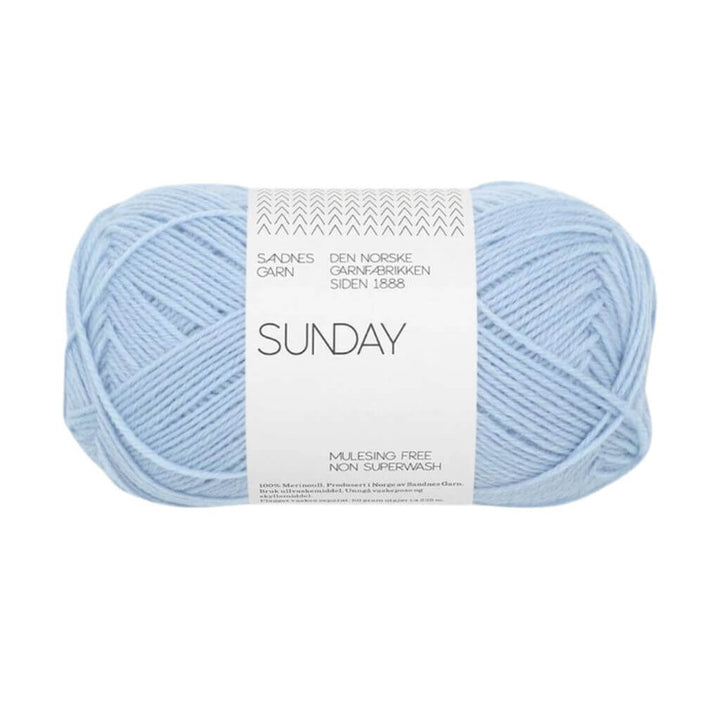 Sandnes Garn Sunday - 50g, Farbe 5812 brunnera blue – Merino bei Lieblingsgarn