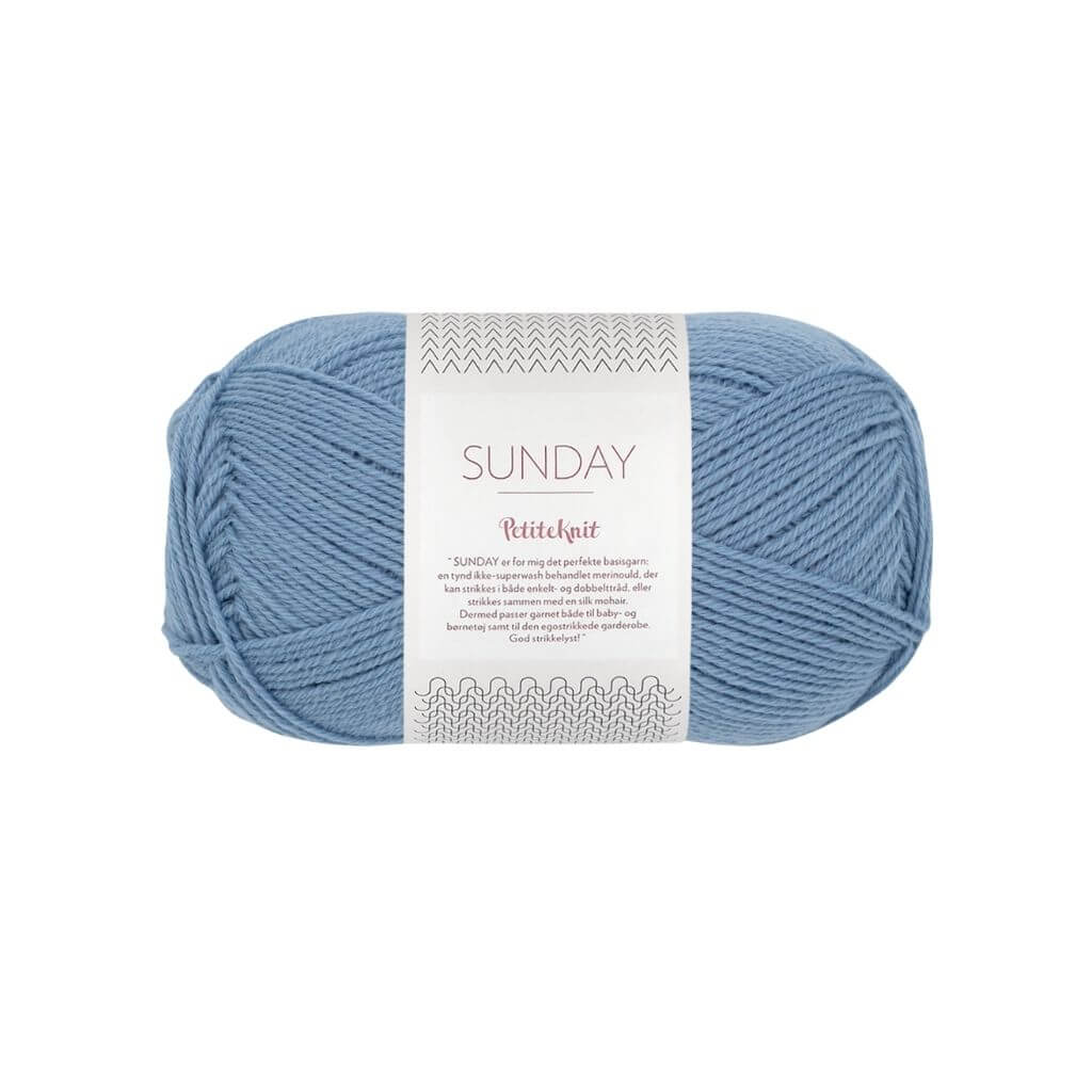 Sandnes Garn PetiteKnit Sunday, Farbe 6043 Baby Blue Eyes – Merino bei Lieblingsgarn