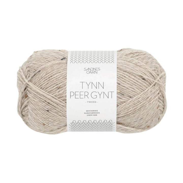 Sandnes Garn Tynn Peer Gynt, Farbe 2655 grabeige tweed – Schurwolle bei Lieblingsgarn