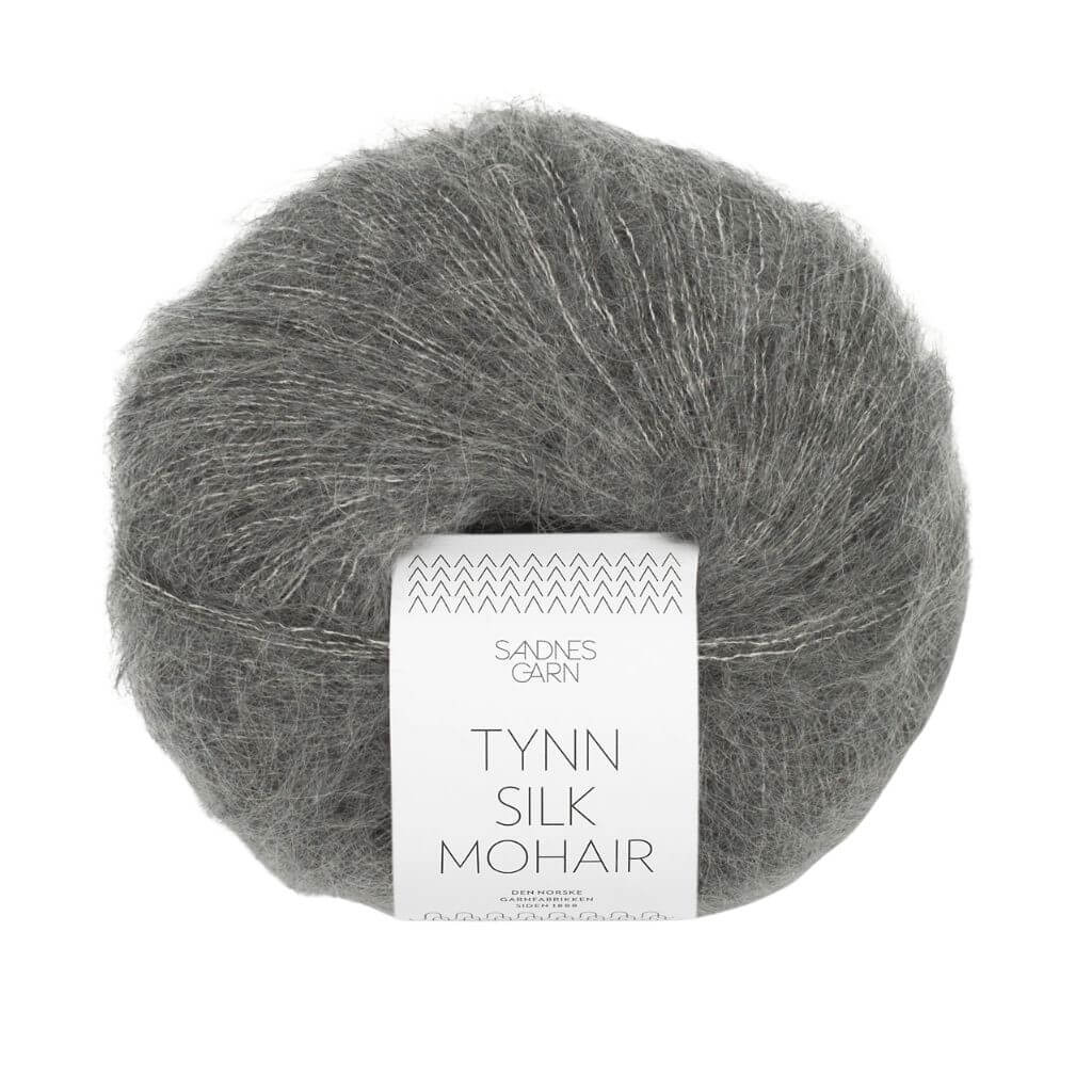 Sandnes Garn Tynn Silk Mohair, Farbe 1053 mork gramelert – Mohair und Seide bei Lieblingsgarn