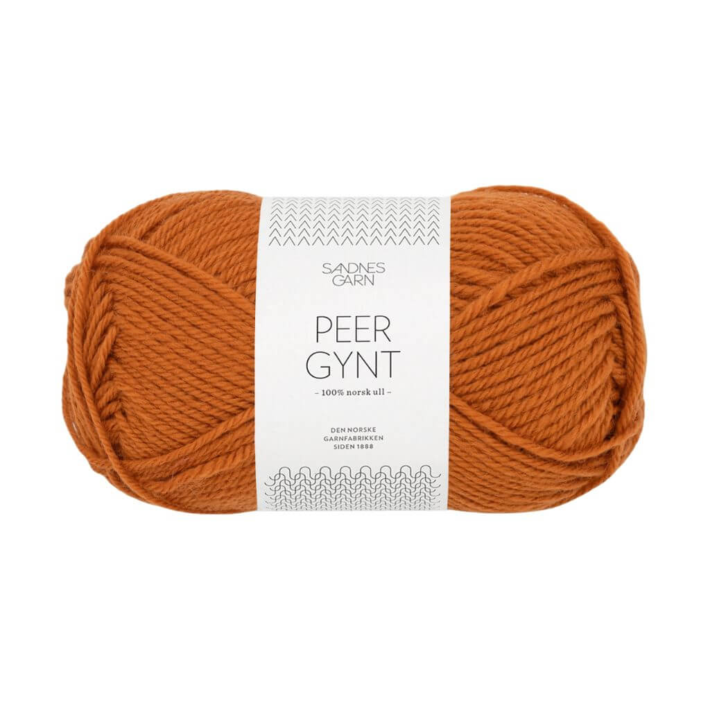 Sandnes Garn Peer Gynt, Farbe 2745 cognac – Schurwolle bei Lieblingsgarn