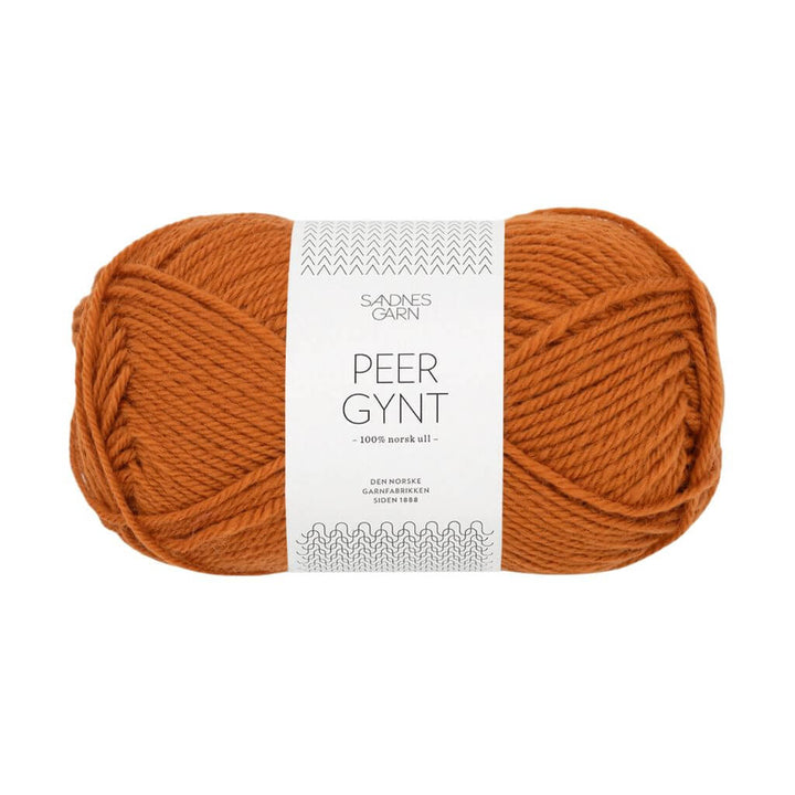 Sandnes Garn Peer Gynt, Farbe 2745 cognac – Schurwolle bei Lieblingsgarn