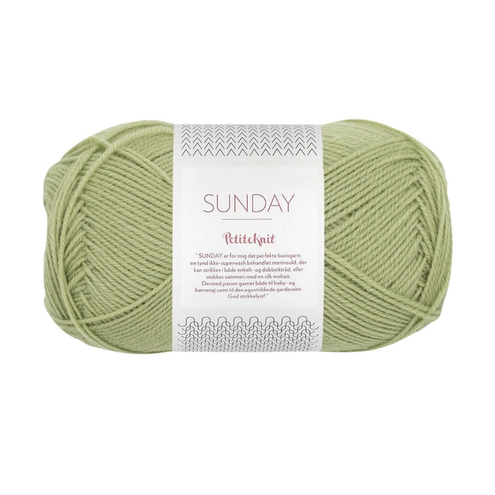 Sandnes Garn PetiteKnit Sunday, Farbe 9533 green tea – Merino bei Lieblingsgarn