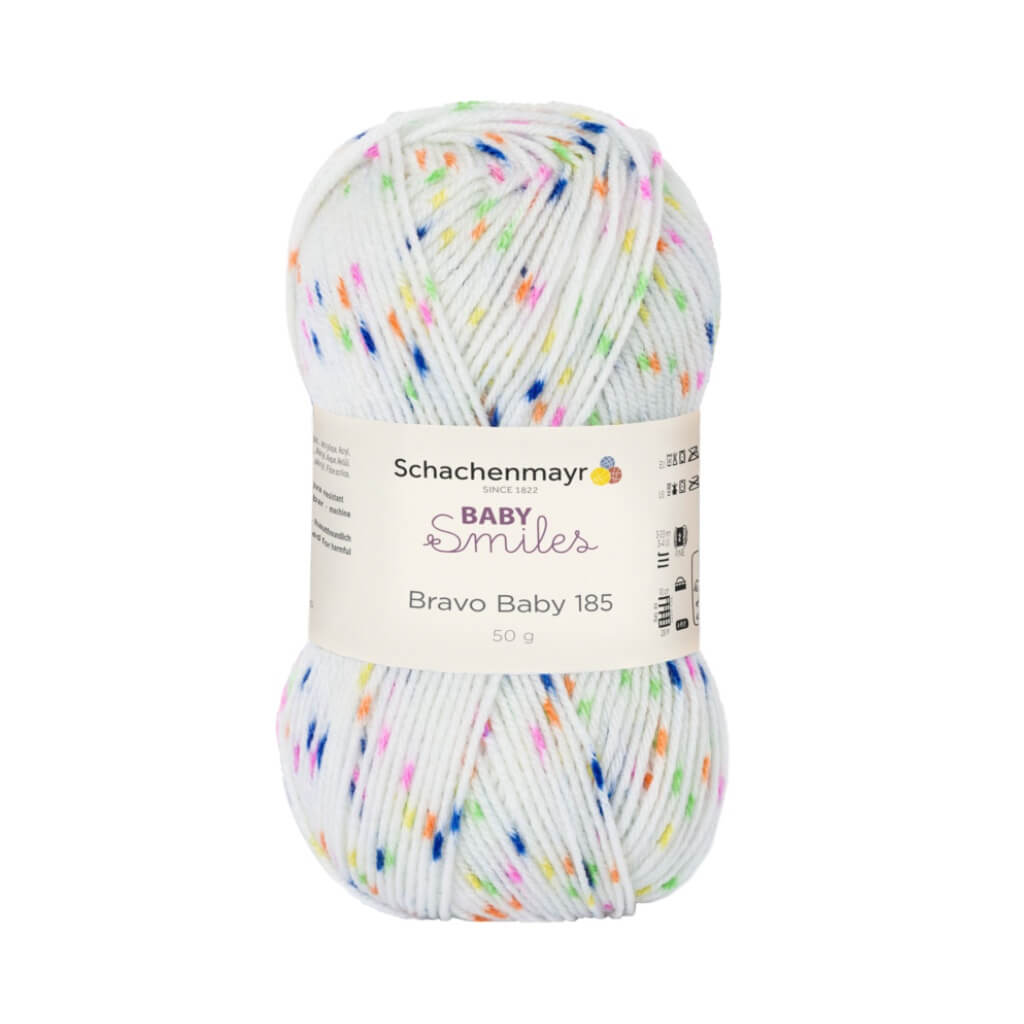 Schachenmayr Baby Smiles Bravo Baby 185 Babygarn, Farbe 181 Confetti – Polyacryl bei Lieblingsgarn
