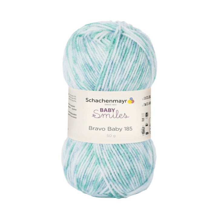Schachenmayr Baby Smiles Bravo Baby 185 Babygarn, Farbe 188 Mint color – Polyacryl bei Lieblingsgarn