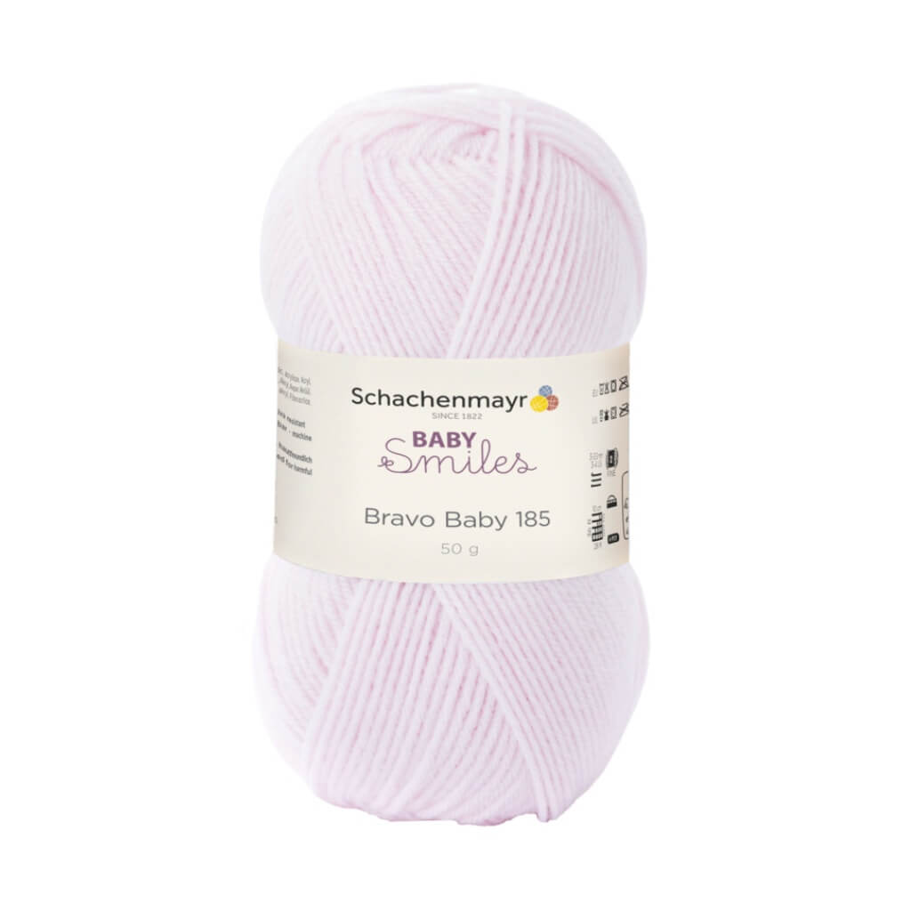 Schachenmayr Baby Smiles Bravo Baby 185 Babygarn, Farbe 1035 Rosa – Polyacryl bei Lieblingsgarn