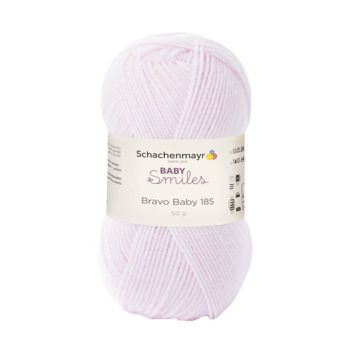 Schachenmayr Baby Smiles Bravo Baby 185 Babygarn, Farbe 1035 Rosa – Polyacryl bei Lieblingsgarn