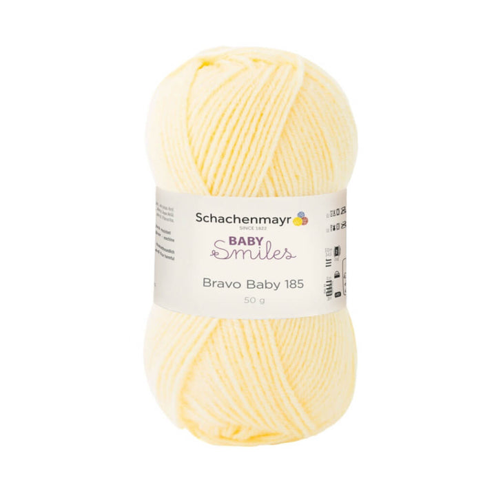 Schachenmayr Baby Smiles Bravo Baby 185 Babygarn, Farbe 1021 Vanilla – Polyacryl bei Lieblingsgarn