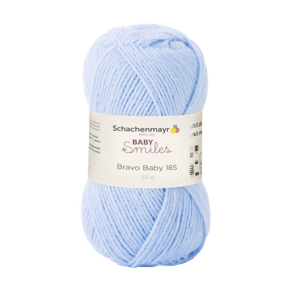 Schachenmayr Baby Smiles Bravo Baby 185 Babygarn, Farbe 1055 Wolke – Polyacryl bei Lieblingsgarn
