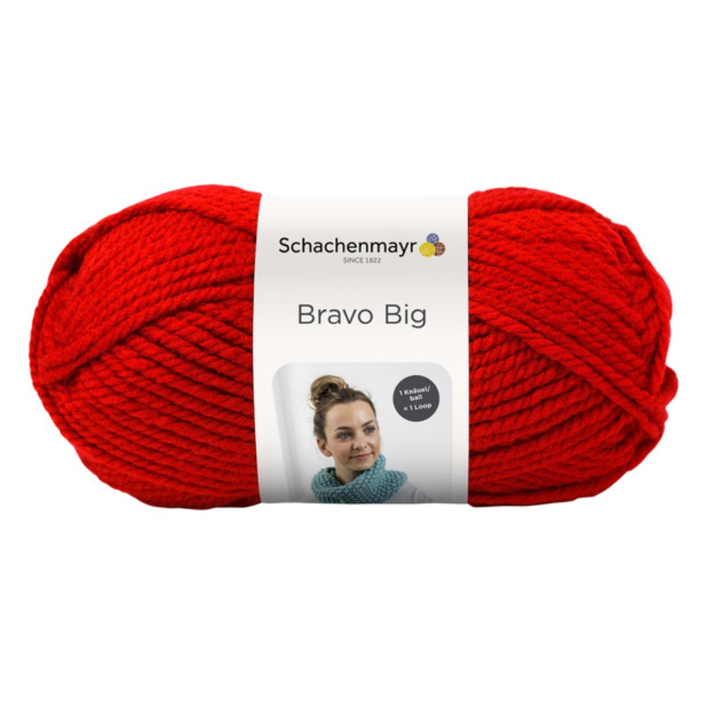 Schachenmayr Bravo Big 200g, Farbe 130 Kirsche – Polyacryl bei Lieblingsgarn