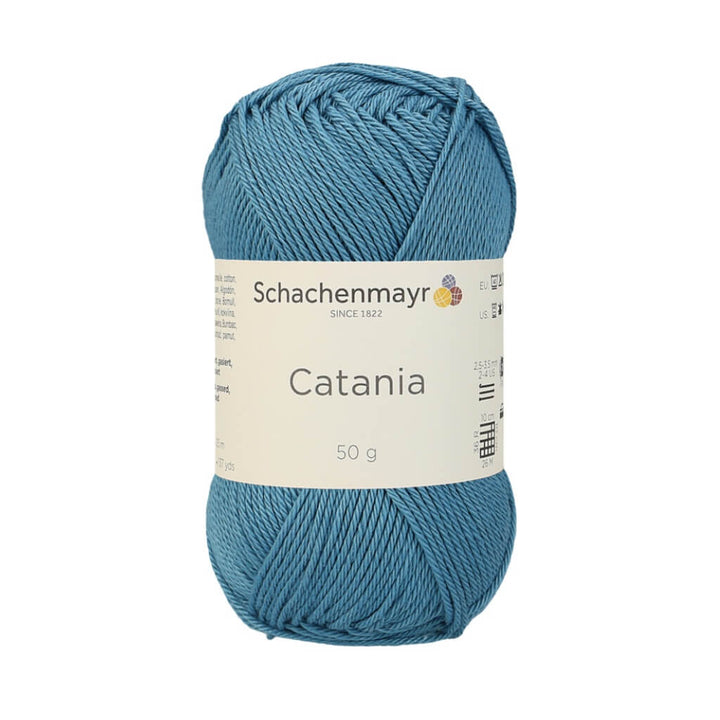 Schachenmayr Catania Originals - Baumwollgarn, Farbe 380 Kachelblau – Baumwolle bei Lieblingsgarn