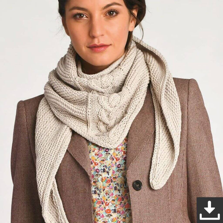 Schachenmayr Pattern Leni Dreieckstuch Strickset - Schachenmayr (PDF) bei bei bei bei bei bei bei bei bei bei Lieblingsgarn