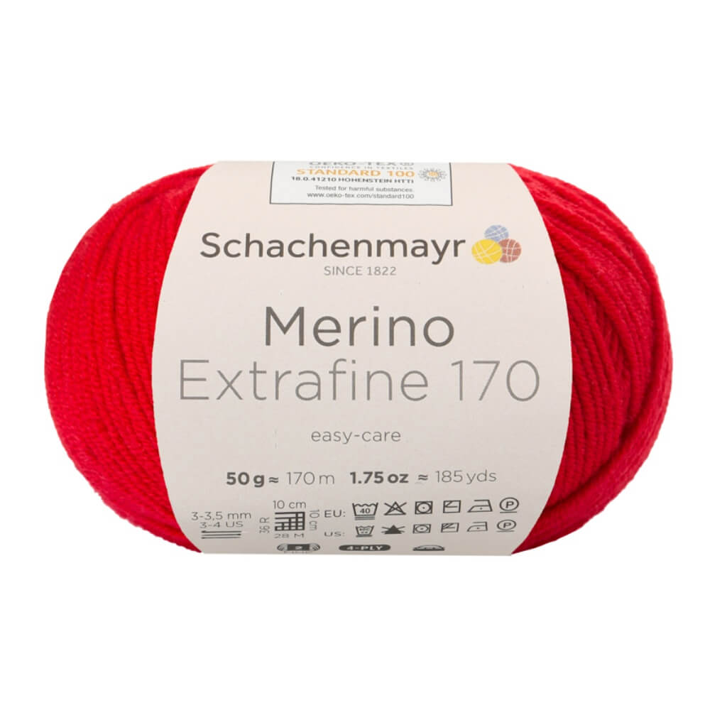 Schachenmayr Merino Extrafine 170, Farbe 31 Kirsche – Merino und Schurwolle bei Lieblingsgarn
