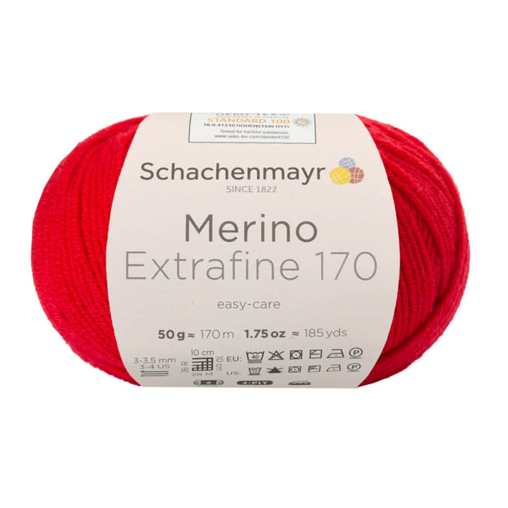 Schachenmayr Merino Extrafine 170, Farbe 31 Kirsche – Merino und Schurwolle bei Lieblingsgarn