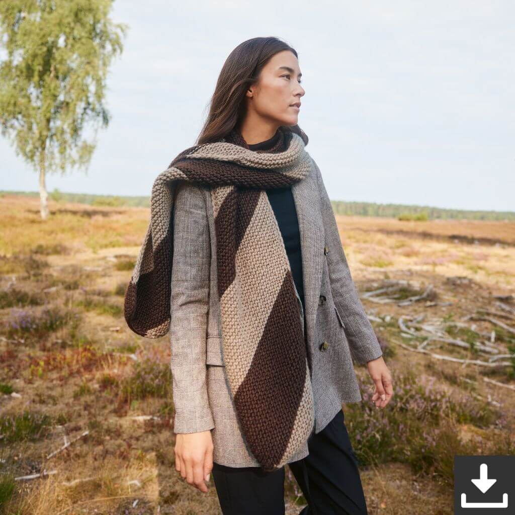 Lana Grossa Pattern Schal Strickset - Lana Grossa (PDF) bei bei bei bei bei bei bei bei bei bei Lieblingsgarn