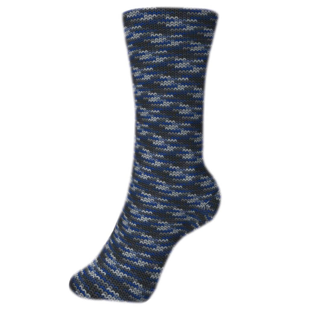 Schoeller + Stahl Fortissima Socka 4F Color, Farbe 2503 Schiefer – Polyamid und Schurwolle bei Lieblingsgarn
