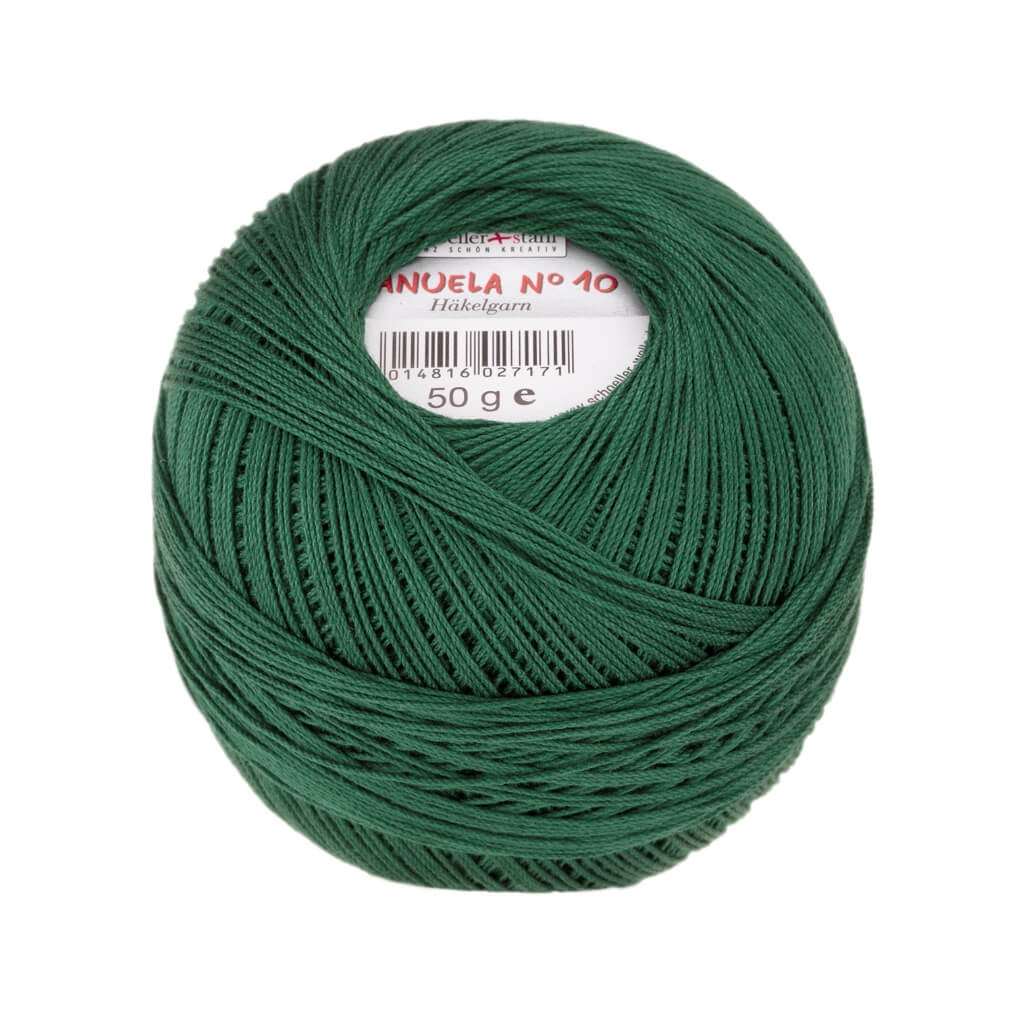 Schoeller + Stahl Häkelgarn Manuela 10 50 g, Farbe 20 Tanne – Baumwolle bei Lieblingsgarn