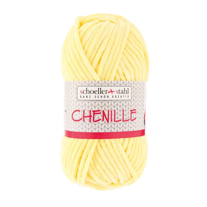 Schoeller + Stahl Chenille, Farbe 03 Zitrone – Polyester bei Lieblingsgarn