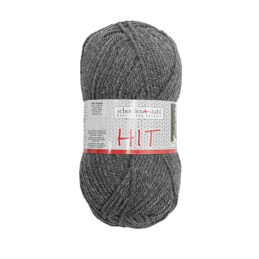 Schoeller + Stahl Schoeller+Stahl Hit, Farbe 266 Grau Meliert – Polyacryl bei Lieblingsgarn