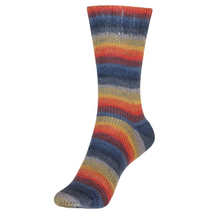 Schoeller + Stahl Fortissima Socka 4F Color, Farbe 2433 Yokohama – Polyamid und Schurwolle bei Lieblingsgarn