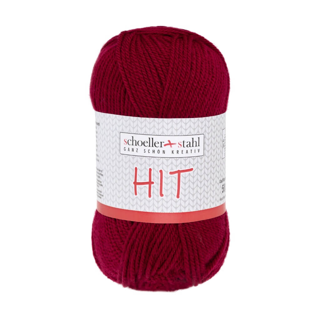 Schoeller + Stahl Schoeller+Stahl Hit, Farbe 32 Bordeaux – Polyacryl bei Lieblingsgarn