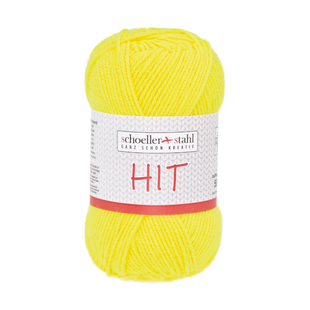 Schoeller + Stahl Schoeller+Stahl Hit, Farbe 34 Neon Gelb – Polyacryl bei Lieblingsgarn