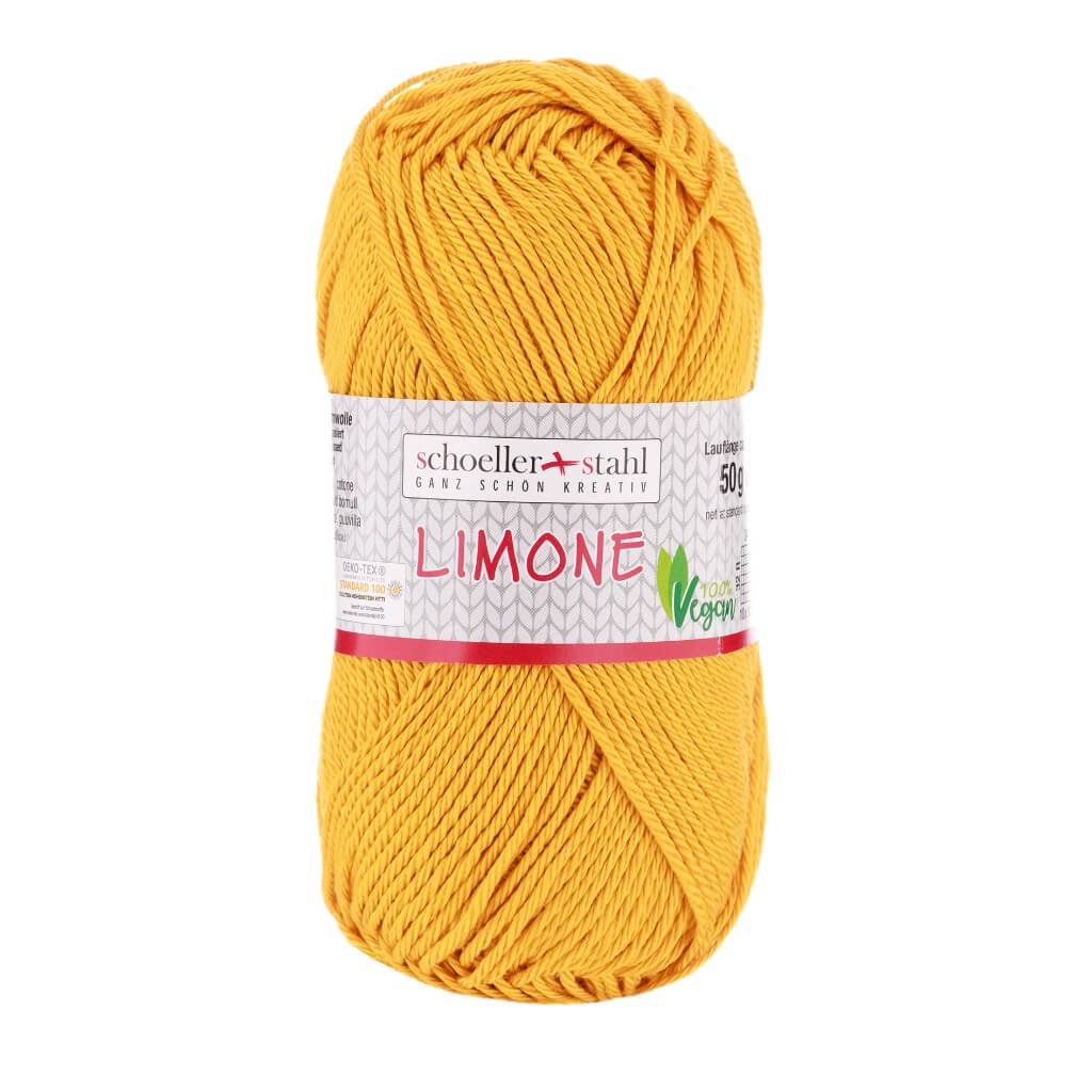 Schoeller + Stahl Limone 50g - Baumwollgarn, Farbe 192 Gold – Baumwolle bei Lieblingsgarn
