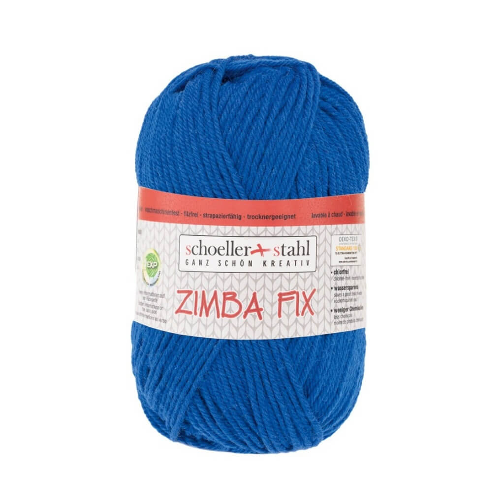Schoeller + Stahl Zimba Fix Exp 50G, Farbe 854 Royal – Polyamid und Schurwolle bei Lieblingsgarn
